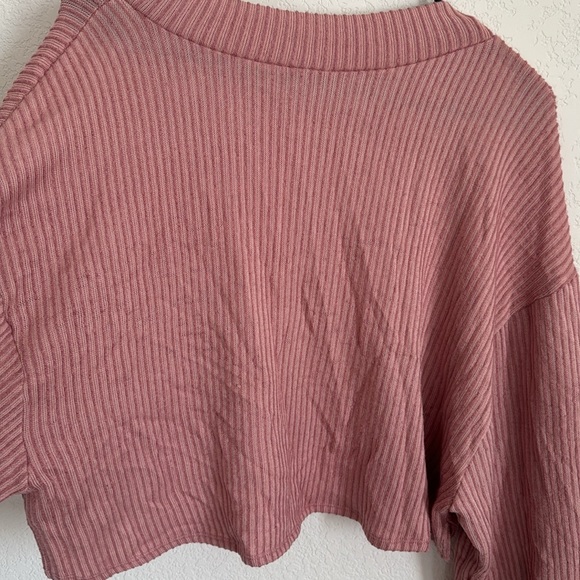 Free People crop pullover size medium - Picture 6 of 7